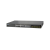 switch administrable l2+ 24 puertos 10/100/1000 mbps, 4 puertos combo sfp