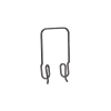 soporte de retención lateral, para charolas wyr grid® de panduit, 4 in de alto, color negro