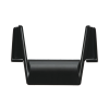 bajada de cable lateral con control de radio de curvatura, para charolas wyr grid® de panduit, color negro