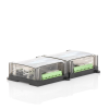 convertidor de lectora para control de acceso (cableado a inalámbrico) / 1 wiegand / 2 relevadores / 2 entradas / hasta 1.6 km de distancia