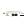 switch administrable poe / 8 puertos poe af/at gigabit / 2 x sfp gigabit / administración cloud gratuita / presupuesto 120 w