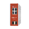 switch l2+ poe industrial / administración cloud web cli / 4 puertos poe af/at 100/1000 mbps / 2 puertos sfp gigabit / presupuesto poe 120 w / protocolo ersp (redundancia enlaces)