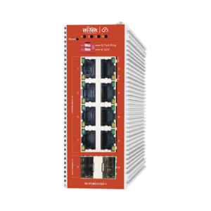 switch l2+ poe industrial / administración cloud web cli / 8 puertos poe af/at 100/1000 mbps / 2 puertos sfp gigabit / presupuesto poe 120 w / protocolo ersp (redundancia enlaces)
