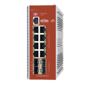 switch l2+ poe industrial / administración cloud web cli / 8 puertos poe af/at/bt 100/1000 mbps / 2 puertos sfp gigabit / presupuesto poe 460 w / protocolo ersp (redundancia enlaces)