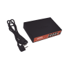 switch administrable de 8 puertos gigabit ethernet con poe 802.3 af/at y 24v pasivo + 2 sfp gigabit, 150 w