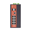 switch industrial administrable gigabit con 2 puertos poe bt + 6 puertos poe af/at o 24 v pasivo + 2 sfp gigabit, 240 w