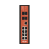 switch industrial 8 puertos / administrable poe / puerto 1 2 poe 24v/48v / puertos 3 8 puertos 802.3 af/at/bt / presupuesto máx 240 w