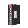 switch industrial 8 puertos / administrable poe / puerto 1 2 poe 24v/48v / puertos 3 8 puertos 802.3 af/at/bt / presupuesto máx 240 w