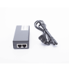 inyector poe 30w / poe 802.3 af/at / 48v / conexión plug and play / alcance de hasta 100 metros / aplicaciones cctv