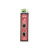 splitter poe in hasta 90 w / salida dc 12v/16v/24v o 48v / carcasa metálica / industrial soporte para riel din / aplicaciones cctv