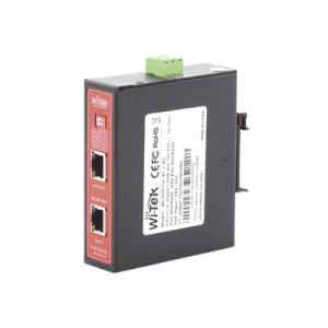splitter poe in hasta 90 w / salida dc 12v/16v/24v o 48v / carcasa metálica / industrial soporte para riel din / aplicaciones cctv