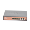 switch poe no administrable / poe de largo alcance hasta 250m / 4 puertos poe 10/100mbps (puerto 1 hasta 60w, puertos 2,3 y 4 hasta 30w) + 2 puertos 10/100mbps uplink / presupuesto 65 w / plug and play