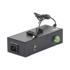 inyector poe industrial / con ups no break / cuenta con 2 puertos gigabit (1 poe 24/48v pasivo) / salida dc 12v