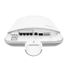 switch cctv poe para exterior / no administrable / con 4 puertos gigabit poe af/at + 1 puertos uplink gigabit + 1 x sfp gigabit / presupuesto 65 w / ideal para aplicaciones de videovigilancia