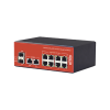 switch industrial poe+ no administrable de 8 puertos 10/100/1000mbps + 2 sfp combo, 150 w