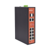 switch poe industrial no administrable / puertos 1 2 poe 802.3 af/at y poe 24 vcc pasivo 30w / puertos 3 4 poe 802.3 af/at/bt hasta 60w / puertos 5 8 poe 802.3 af/at hasta 30w / los 8 puertos son gigabit + 2 sfp combo / presupuesto 300w