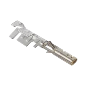 terminal hembra plegable para cables 20 24 awg, de potencia para conectores molex 3.0 mm, baño de oro de 15 micro pulgadas.