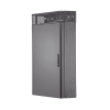 gabinete de montaje en pared trueedge™, con 3 ur para equipo activo y 3 ur para paneles de parcheo, fabricado en acero, color negro