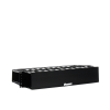 organizador de cables horizontal patchlink, doble (frontal y posterior), para rack de 19in, 2ur