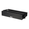 organizador de cables horizontal patchlink, doble (frontal y posterior), para rack de 19in, 2ur
