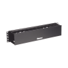 organizador de cables horizontal patchlink, sencillo (solo frontal), para rack de 19in, 2ur