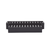 organizador de cables horizontal patchlink, doble (frontal y posterior), con tapa extendida, para rack de 19in, 2ur