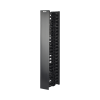 organizador vertical netrunner, doble (frontal y posterior), de 22.5 ur, 4.9in de ancho, color negro
