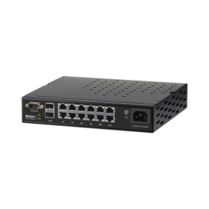 switch wisp poe administrable de 14 puertos (12 poe gigabit + 2 sfp) 250w, entrada de 110 120 vca y 210 230 vca