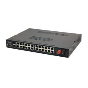 switch wisp poe administrable de 26 puertos (24 poe gigabit + 2 sfp) entrada de 9 72 vcc