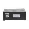 sirena vehicular de 100w de potencia, con switch giratorio de 6 posiciones y micrófono integrado de uso rudo
