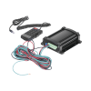 sirena vehicular de 100w de potencia con controlador unimando, micrófono, control de tonos y patrones de destello de barras de luces serie x67 / x75