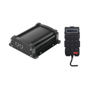 sirena vehicular de 100w de potencia con controlador unimando, micrófono, control de tonos y patrones de destello de barras de luces serie x67 / x75