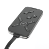 sirena vehicular de 100w de potencia, con controlador unimando para tonos, 2 salidas auxiliares y microfono