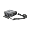 sirena vehicular de 100w de potencia, con controlador unimando para tonos, 2 salidas auxiliares y microfono