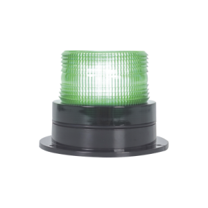 burbuja brillante de larga vida Útil, con 8 leds color verde, domo verde, 12vcd