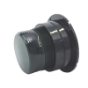 burbuja brillante de larga vida Útil, con 8 leds color verde, domo verde, 110 vca
