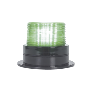 burbuja brillante de larga vida Útil, con 8 leds color verde, domo verde, 110 vca