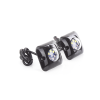estrobos ocultos de 6 led, color ámbar / claro