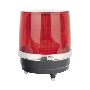 burbuja brillante de larga vida Útil, con 150 leds, color rojo, domo rojo, 110 vca