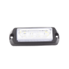 luz auxiliar ultra brillante de 8 led, color Ámbar / claro , con mica transparente.