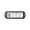 luz auxiliar ultra brillante de 8 led's en color azul/claro con mica transparente