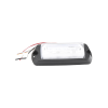 luz auxiliar ultra brillante de 8 led's en color rojo/azul con mica transparente