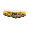 mini barra con 18 poderosos leds, color Ámbar con montaje fijo de tornillos