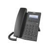 teléfono ip empresarial para 2 lineas sip con pantalla lcd 128 x 48 px y conferencia de 3 vías, poe