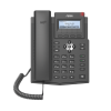 teléfono ip empresarial para 2 lineas sip con pantalla lcd, puertos gigabit, códec opus, conferencia de 3 vías, poe.