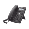 teléfono ip empresarial para 2 lineas sip con pantalla lcd, códec opus, conferencia de 3 vías, poe.