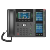 teléfono ip ideal para recepción hasta 20 líneas sip, poe, 106 botones dss, bluetooth integrado para diademas, puertos gigabit, soporta recepción video