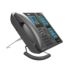 teléfono ip ideal para recepción hasta 20 líneas sip, poe, 106 botones dss, bluetooth integrado para diademas, puertos gigabit, soporta recepción video