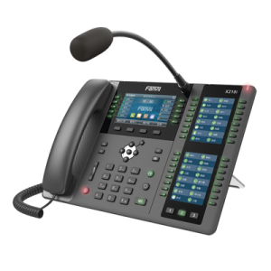 teléfono empresarial ip hasta 20 lineas sip, micrófono exterior, 106 botones dss, bluetooth integrado para diademas, puertos gigabit, soporta recepción video, poe