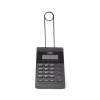 teléfono ip para call center para 2 lineas sip con soporte para diadema, pantalla 128x48 retro iluminada, poe
